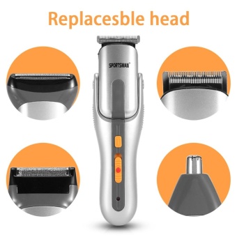4 In 1 Washable Mens Eletric Nose Hair Clipper Trimmer Bead HairShaver Cutter Set With Comb - Intl May 2018 - 5 4 in 1 Washable Mens Eletric Nose Hair Clipper Trimmer Bead HairShaver Cutter Set with Comb - intl - 5