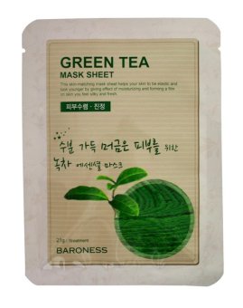 Baroness Green Tea Mask 21g (Set Of 10) June 2018 - 2 Baroness Green Tea Mask 21g (Set of 10) - 2