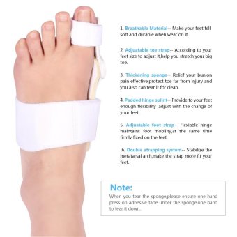 Big Toe Bunion Splint Pain Relief Valgus Pad Straightener Corrector Brace Foot Care Tool - Intl April 2018 - 2 Big Toe Bunion Splint Pain Relief Valgus Pad Straightener Corrector Brace Foot Care Tool - intl - 2