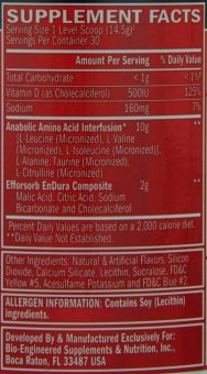 BSN AMINO X Powdered Drink 435g April 2018 - 4 BSN AMINO X Powdered Drink 435g - 4