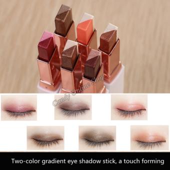 Candy Online Korea NOVO Double Color Gradient Velvet Eye Shadow Make Up Eye Liner Pen #1 June 2018 - 4 Candy Online Korea NOVO Double Color Gradient Velvet Eye Shadow Make Up Eye Liner Pen #1 - 4