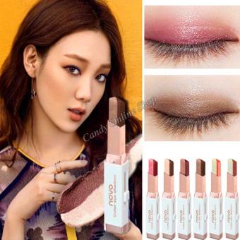 Candy Online Korea NOVO Double Color Gradient Velvet Eye Shadow Make Up Eye Liner Pen #1 June 2018 - 5 Candy Online Korea NOVO Double Color Gradient Velvet Eye Shadow Make Up Eye Liner Pen #1 - 5
