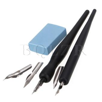 Cartoon Pen Holders Dip Pen Set Of 2 Black June 2018 - 2 Cartoon Pen Holders Dip Pen Set of 2 Black - 2