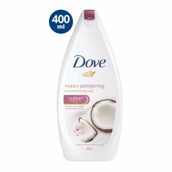 DOVE PURELY PAMPERING COCONUT MILK BODY WASH 400ML WITH FREE PUMP June 2018 - 2 DOVE PURELY PAMPERING COCONUT MILK BODY WASH 400ML WITH FREE PUMP - 2