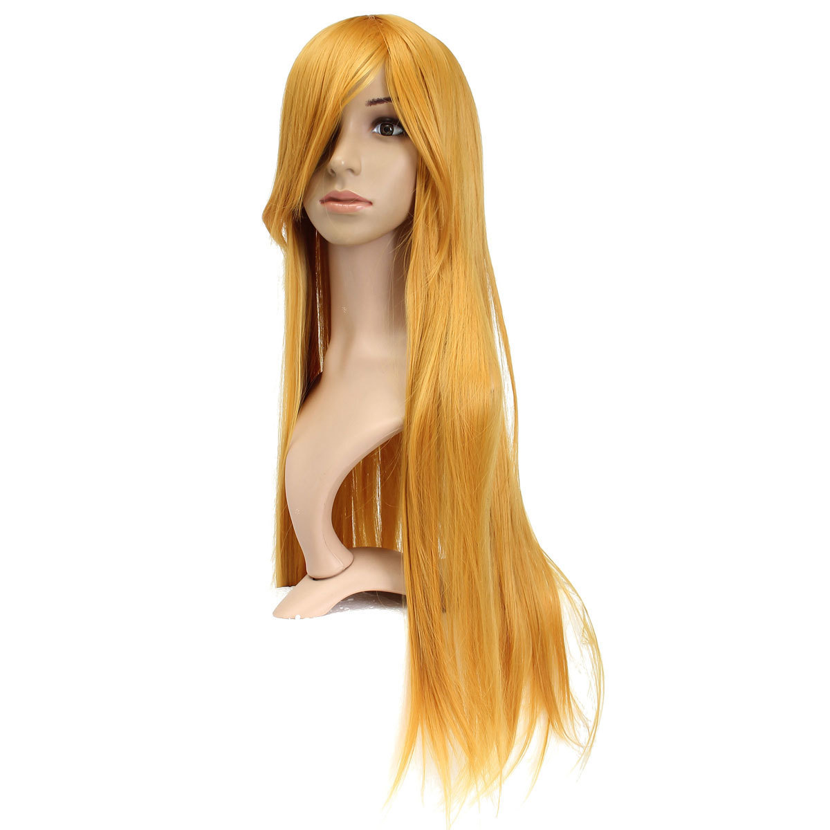 ... Fashion Long Anime Wigs 80cm Cosplay Wigs Full Straight Womens HairPopular Yellow ...
