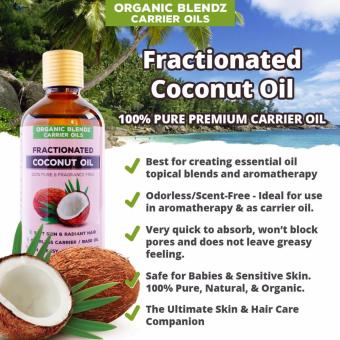 Fractionated Coconut Oil, 100ml With Pump - Premium TherapeuticGrade Oil For Aromatherapy Relaxing Massage, Carrier Oil ForDiluting Essential Oils, Hair & Skin Care Benefits, Moisturizer& Softener June 2018 - 2 Fractionated Coconut Oil, 100ml with Pump - Premium TherapeuticGrade Oil for Aromatherapy Relaxing Massage, Carrier Oil forDiluting Essential Oils, Hair & Skin Care Benefits, Moisturizer& Softener - 2