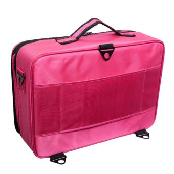 Gladking Philippines Large Nylon Organizer 2 Zipper Traveller/ NO2ZIPL-PK (Fuchsia) June 2018 - 4 Gladking Philippines Large Nylon Organizer 2 Zipper Traveller/ NO2ZIPL-PK (Fuchsia) - 4