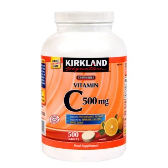 Kirkland Signature Chewable Vitamin C 500mg, 500 Tablets | Lazada PH