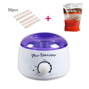 Kuhong Wax Warmer Heater Machine + 300g Waxing Beans + 50pcs HairRemoval Sticks Set - Intl June 2018 - 4 Kuhong Wax Warmer Heater Machine + 300g Waxing Beans + 50pcs HairRemoval Sticks Set - intl - 4