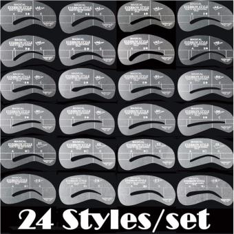 MAGICAL 24 Styles Eyebrow Stencil Tool Makeup Styles Eye BrowTemplate Shaper Make Up Tool 32g June 2018 - 2 MAGICAL 24 styles Eyebrow Stencil Tool Makeup Styles Eye BrowTemplate Shaper Make Up Tool 32g - 2