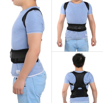 Magnetic Back Shoulder Lumbar Support Posture Correction Belt(L) - Intl June 2018 - 3 Magnetic Back Shoulder Lumbar Support Posture Correction Belt(L) - intl - 3