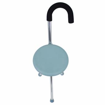 MK All New High Quality Stainless Steel Light Weight Adult FoldingTripod Cane Portable Walking Stick With Seat BLUE June 2018 - 2 MK All new High quality Stainless steel Light weight Adult FoldingTripod Cane Portable Walking Stick With Seat BLUE - 2