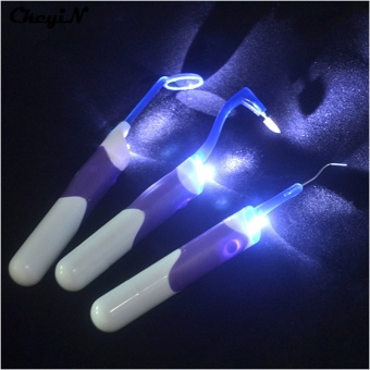 New Arrival Oral Hygiene Super Bright Lighted LED Dental MirrorMouth Mirror Kits Tooth Stain Eraser Plaque Remover - Intl June 2018 - 2 New Arrival Oral Hygiene Super Bright Lighted LED Dental MirrorMouth Mirror kits Tooth Stain Eraser Plaque Remover - intl - 2
