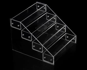 NiceEshop Nail Polish Holder 4 Step Counter Clear Acrylic DisplayStand June 2018 - 3 niceEshop Nail Polish Holder 4 Step Counter Clear Acrylic DisplayStand - 3