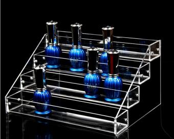 NiceEshop Nail Polish Holder 4 Step Counter Clear Acrylic DisplayStand June 2018 - 4 niceEshop Nail Polish Holder 4 Step Counter Clear Acrylic DisplayStand - 4