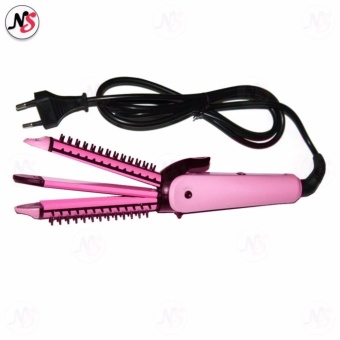 NOVA NHC-8890 3 In 1 Professional Electric Hair Curler RollerStraightener Waver Crimp Irons Women Styling Tool Hair CurlingRound Brush 220V 360? Rotating Power Cord (Pink) June 2018 - 4 NOVA NHC-8890 3 in 1 Professional Electric Hair Curler RollerStraightener Waver Crimp Irons Women Styling Tool Hair CurlingRound Brush 220V 360? Rotating Power Cord (Pink) - 4