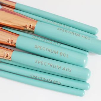 Spectrum Brushes Mermaid Dreams 10 Piece Vegan Brush Set Glam ClamCase (Multicolor) June 2018 - 3 Spectrum Brushes Mermaid Dreams 10 Piece Vegan Brush Set Glam ClamCase (Multicolor) - 3
