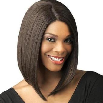 Women Brown Fashion Short Straight BOB Hair Full Wig Cosplay Party+ Cap - Intl June 2018 - 2 Women Brown Fashion Short Straight BOB Hair Full Wig Cosplay Party+ Cap - intl - 2