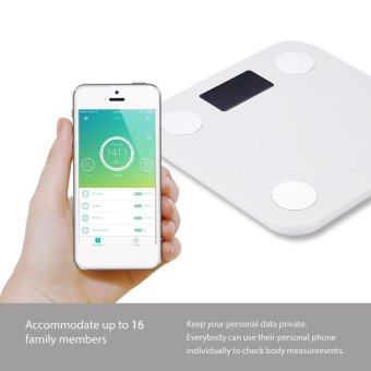 Yunmai Mini Smart Scale - Body Fat Scale With Fitness APP And Body Composition Monitor With Extra Large Display, WHITE - Intl July 2018 - 5 Yunmai mini Smart Scale - Body Fat Scale with Fitness APP and Body Composition Monitor with Extra Large Display, WHITE - intl - 5