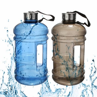 2 PCS 2.2 Liter (Half Gallon) 64oz BPA-Free Large Training Gym Water Bottle Handle Black April 2018 - 5 2 PCS 2.2 Liter (Half Gallon) 64oz BPA-Free Large Training Gym Water Bottle Handle Black - 5