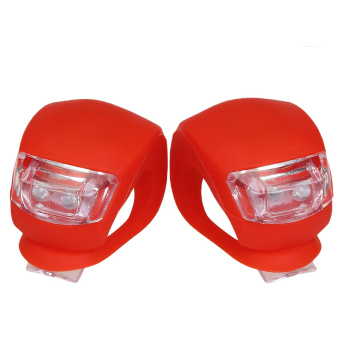 2X Silicone Bike Bicycle Cycling Head Front Rear Wheel LED FlashLight Lamp - Intl July 2018 - 2 2X Silicone Bike Bicycle Cycling Head Front Rear Wheel LED FlashLight Lamp - Intl - 2