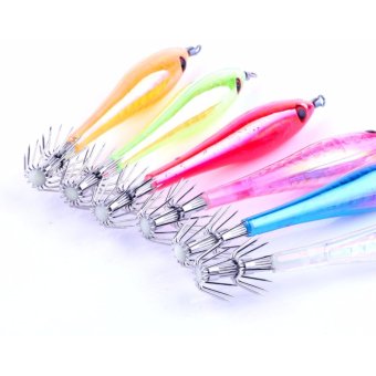 5pcs/lot Fishing Lure Luminous Squid Hook Umbrella Wood ShrimpLuminated Sea Fishing Fluorescent Squid Cuttlefish Sleeve Jig -intl June 2018 - 4 5pcs/lot Fishing Lure Luminous Squid Hook Umbrella Wood ShrimpLuminated Sea Fishing Fluorescent Squid Cuttlefish Sleeve Jig -intl - 4