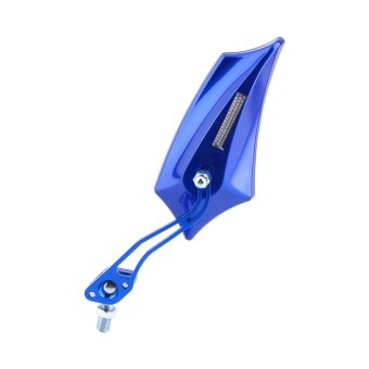 8mm 10mm Universal Motorcycle Motor Scooter Bike Rear View Side Mirrors(Blue) June 2018 - 5 8mm 10mm Universal Motorcycle Motor Scooter Bike Rear View Side Mirrors(Blue) - 5