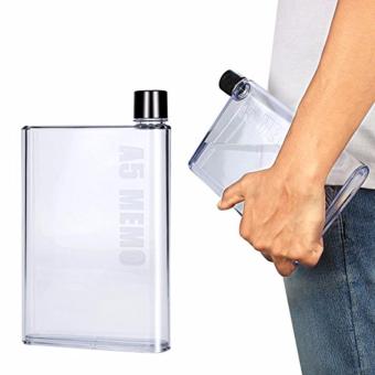 A5 Memo Bottle Portable Ultra Slim 420ML Water Bottle SET OF 2(Clear) June 2018 - 2 A5 Memo Bottle Portable Ultra Slim 420ML Water Bottle SET OF 2(Clear) - 2