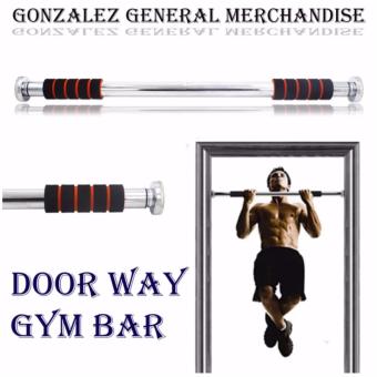 Adjustable Door Way Pull Up Gym Bar (Black/Orange) With Push Up Stand (Black/Blue) June 2018 - 2 Adjustable Door Way Pull Up Gym Bar (Black/Orange) with Push Up Stand (Black/Blue) - 2
