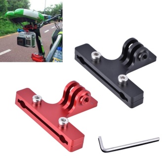 Aluminum Bike Clip Saddle Rear Seat Cycling Video Holder For Gopro 3+ 4/5 Session YI (Red) - Intl June 2018 - 5 Aluminum Bike Clip Saddle Rear Seat Cycling Video Holder for Gopro 3+ 4/5 Session YI (Red) - intl - 5