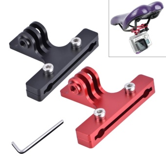 Aluminum Bike Clip Saddle Rear Seat Cycling Video Holder For Gopro 3+ 4/5 Session YI (Red) - Intl June 2018 - 4 Aluminum Bike Clip Saddle Rear Seat Cycling Video Holder for Gopro 3+ 4/5 Session YI (Red) - intl - 4