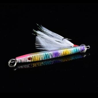Bait Jig Crankbaits Bass Tackle Hook 11g/5.7cm Lead Fishing Lure With Feather June 2018 - 3 Bait Jig Crankbaits Bass Tackle Hook 11g/5.7cm Lead Fishing Lure with Feather - 3