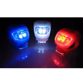 Bicycle Light Front And Rear Silicone LED Bike Light Set - BikeHeadlight And Taillight,Waterproof & Safety Road,Mountain BikeLights,Batteries Included 4 PCS ( Red / Black / Blue / White ) June 2018 - 4 Bicycle Light Front and Rear Silicone LED Bike Light Set - BikeHeadlight and Taillight,Waterproof & Safety Road,Mountain BikeLights,Batteries Included 4 PCS ( Red / Black / Blue / White ) - 4
