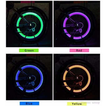 Bike Bicycle BMX Car Wheel Tyre Valve Cap Spoke Neon LED Light Setof 2 June 2018 - 3 Bike Bicycle BMX Car Wheel Tyre Valve Cap Spoke Neon LED Light Setof 2 - 3