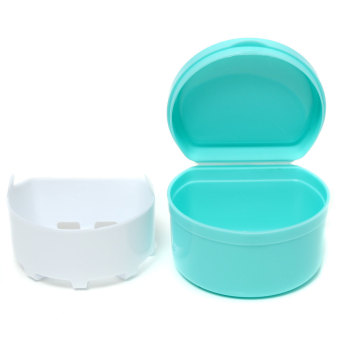 Dental Orthodontic Retainer Denture Storage Case Box MouthguardContainer Tray Light Blue Audew June 2018 - 5 Dental Orthodontic Retainer Denture Storage Case Box MouthguardContainer Tray Light blue Audew - 5