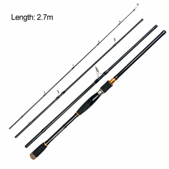 ERA Portable Super-hard Tune High-carbon Long Shot Lure Rod Sea RodFish Pole Black 2.7m - Intl June 2018 - 2 ERA Portable Super-hard Tune High-carbon Long Shot Lure Rod Sea RodFish Pole Black 2.7m - intl - 2