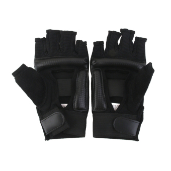 EVA Pad Taekwondo Hand Protector Gloves Karate Sparring Boxing Gear Black M July 2018 - 2 EVA Pad Taekwondo Hand Protector Gloves Karate Sparring Boxing Gear Black M - 2