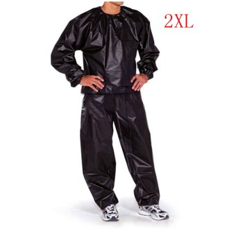 Fitness Loss Weight Sweat Suit Sauna Suit Exercise Gym Size L Black July 2018 - 3 Fitness Loss Weight Sweat Suit Sauna Suit Exercise Gym Size L Black - 3