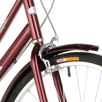 Fushida TS 26 X 1-3/8 City Cruiser Bike (Gloss Pearlized Maroon) April 2018 - 2 Fushida TS 26 x 1-3/8 City Cruiser Bike (Gloss Pearlized Maroon) - 2