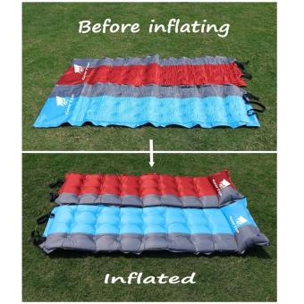 GEERTOP Self-Inflating Camp Pad Mat Mattress With Pillow 5cm ExtraThick Lightweight - For Camping Backpacking Tents - Can Be SPLICED- Red June 2018 - 2 GEERTOP Self-Inflating Camp Pad Mat Mattress With Pillow 5cm ExtraThick Lightweight - For Camping Backpacking Tents - Can be SPLICED- Red - 2
