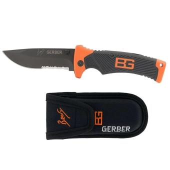 Gerber Bear Grylls Folding Sheath Knife Serrated High Carbonstainless Steel Drop Point Blade Camping Essential With Militarygrade Nylon Sheath June 2018 - 3 Gerber Bear Grylls Folding Sheath Knife Serrated high carbonstainless steel drop point blade Camping Essential with militarygrade Nylon Sheath - 3