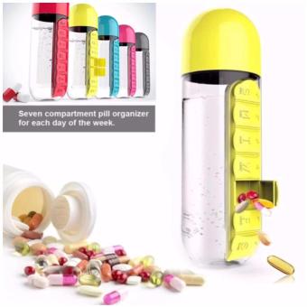 Gym Ball (Silver) With Pill & Vitamin Water Bottle Organizer(Yellow) June 2018 - 3 Gym Ball (Silver) with Pill & Vitamin Water Bottle Organizer(Yellow) - 3