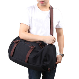 Man Outdoor Canvas Backpack Black April 2018 - 2 Man Outdoor Canvas Backpack Black - 2