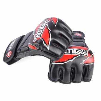 MMA Boxing Gloves High Quality PU Material MMA Half Fighting Gloves Muay Thai Training Breathable Male Fitness For Adult - Intl June 2018 - 4 MMA Boxing Gloves High Quality PU Material MMA Half Fighting Gloves Muay Thai Training Breathable Male Fitness For Adult - intl - 4
