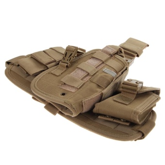 Molle Quick Detach Drop Leg Holster With MOLLE Pouch(Khaki) - Intl June 2018 - 3 Molle Quick Detach Drop Leg Holster with MOLLE Pouch(Khaki) - intl - 3