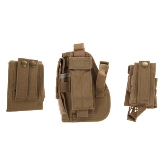 Molle Quick Detach Drop Leg Holster With MOLLE Pouch(Khaki) - Intl June 2018 - 5 Molle Quick Detach Drop Leg Holster with MOLLE Pouch(Khaki) - intl - 5