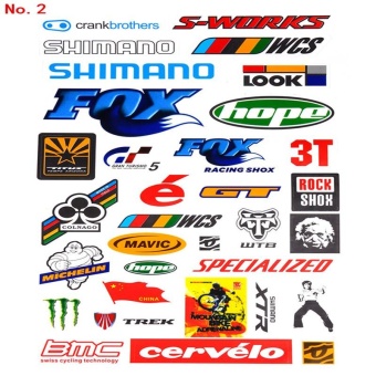 New Mountain Bike Bicycle Cycling Sticker Skateboard DecalDecoration Scratching Sticker Random Pattern - Intl June 2018 - 4 New Mountain Bike Bicycle Cycling Sticker Skateboard DecalDecoration Scratching Sticker Random Pattern - intl - 4