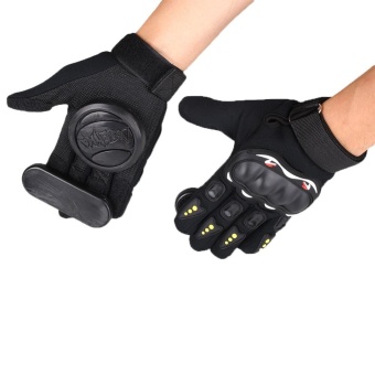 Pair Skateboard Freeride Grip Slide Protective Gloves Longboard With Foam Palm - Intl April 2018 - 2 Pair Skateboard Freeride Grip Slide Protective Gloves Longboard with Foam Palm - intl - 2