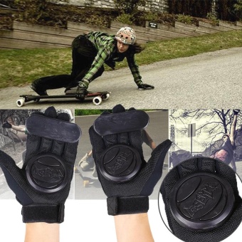 Pair Skateboard Freeride Grip Slide Protective Gloves Longboard With Foam Palm - Intl April 2018 - 4 Pair Skateboard Freeride Grip Slide Protective Gloves Longboard with Foam Palm - intl - 4