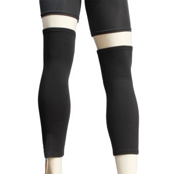 PROCARE PROTECT #6044 Leg Sleeves 17-inch, Thigh Knee Shin Support,Elastic 4-way Spandex Seamless PAIR (Black) June 2018 - 3 PROCARE PROTECT #6044 Leg Sleeves 17-inch, Thigh Knee Shin Support,Elastic 4-way Spandex Seamless PAIR (Black) - 3